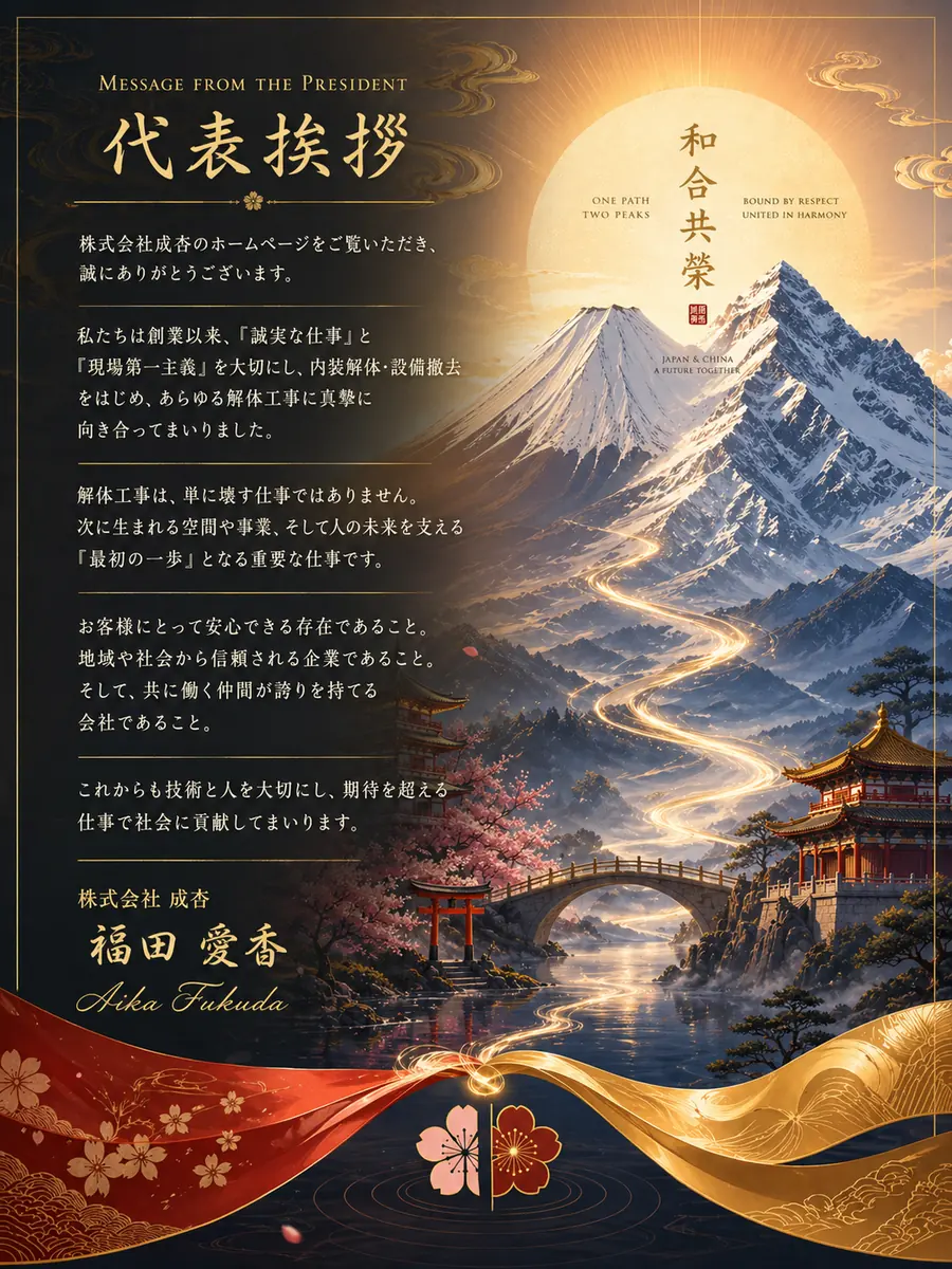 代表挨拶画像